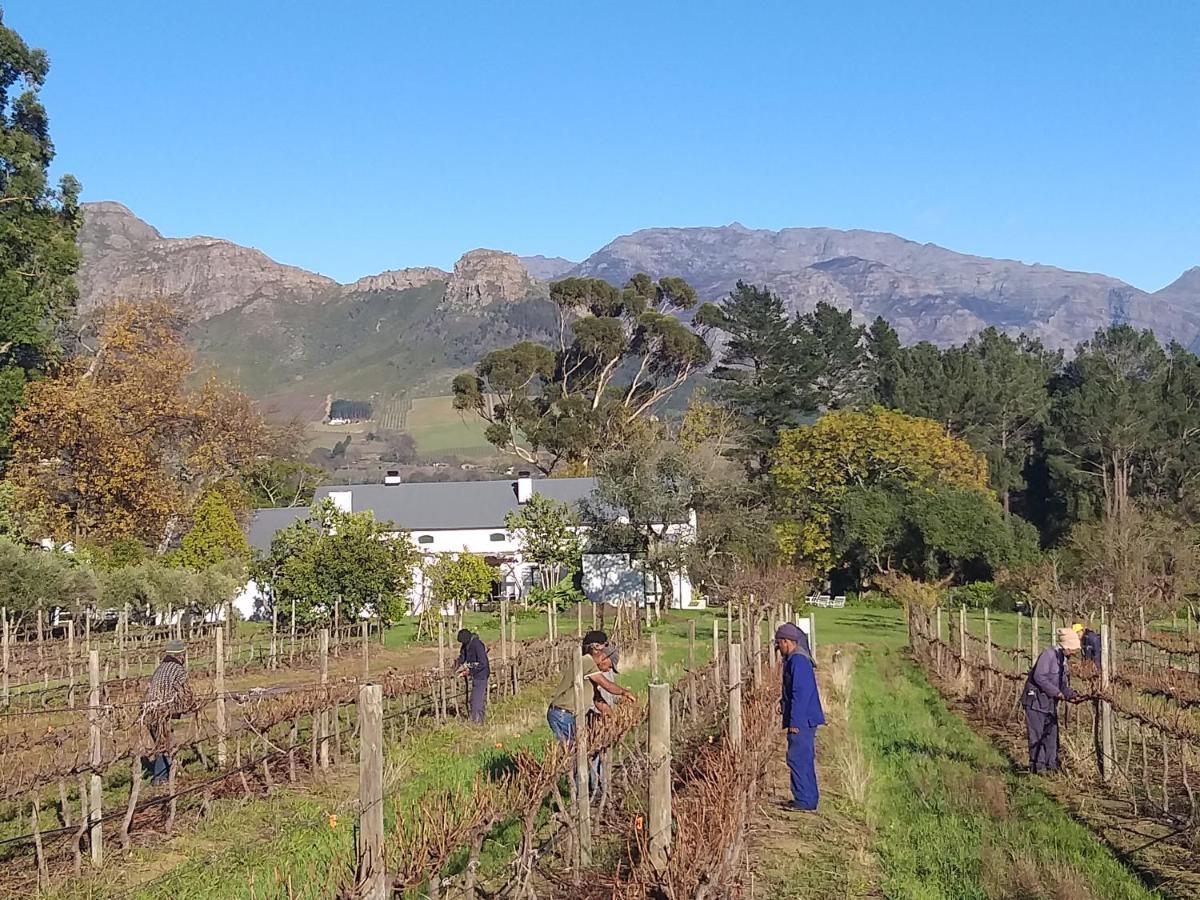 L'Auberge Chanteclair Franschhoek Exteriör bild